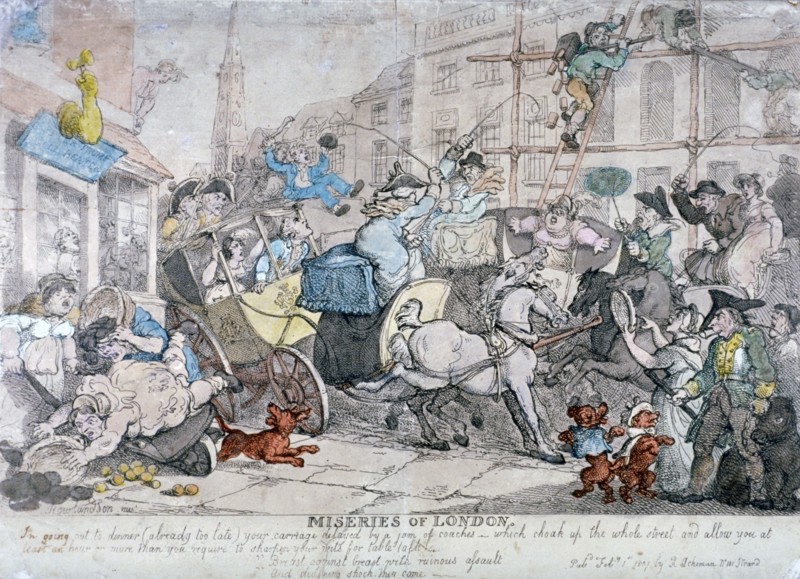 'Miseries of London...', 1807. Artist: Thomas Rowlandson