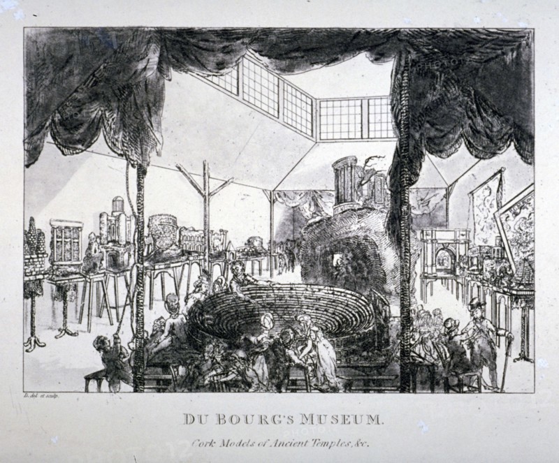Dubourg's Museum, Grosvenor Street, Westminster, London, 1818. Artist: Matthew Dubourg