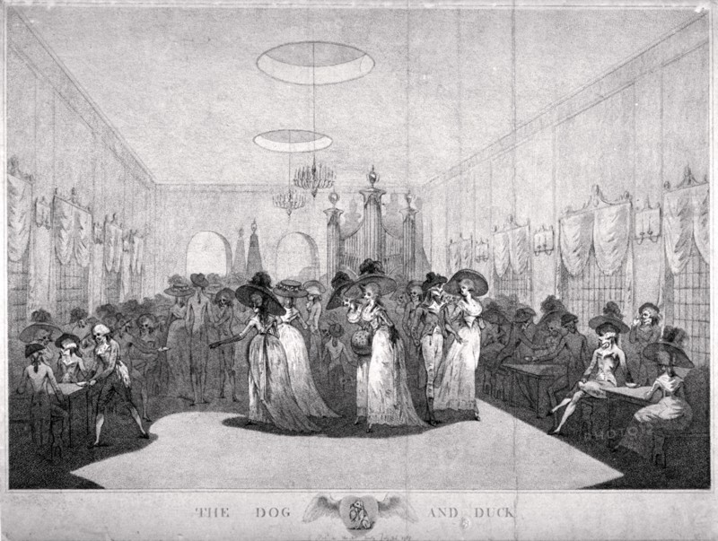Interior view of the Dog and Duck Inn, St George's Fields, Southwark, London, 1789. Artist: Anon