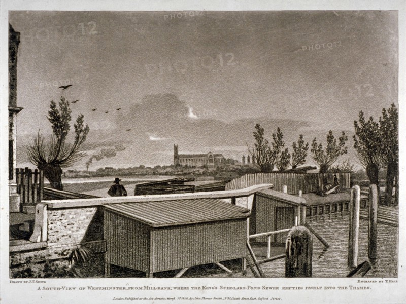 Westminster, London, 1808. Artist: John Hall