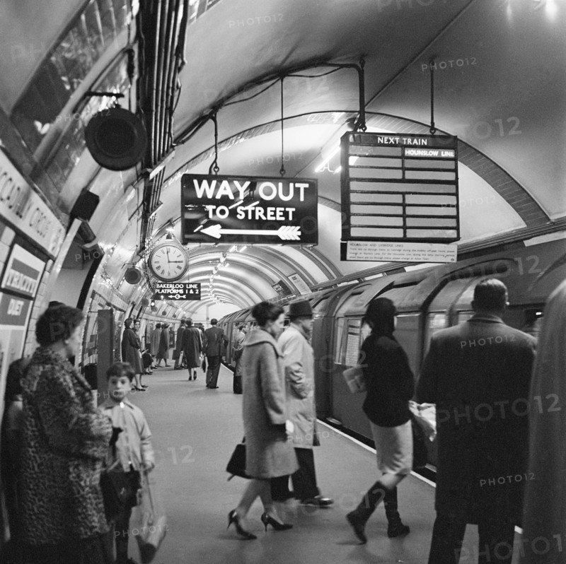 Piccadilly Circus Station, London, 1960-1965