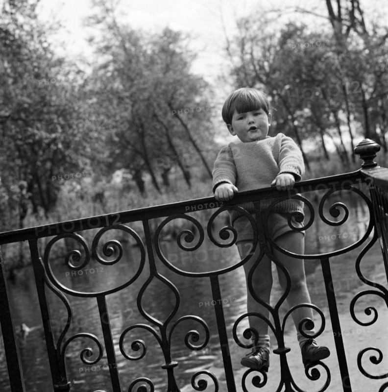 Small boy at Hampton Court Palace, London, 1955-1965