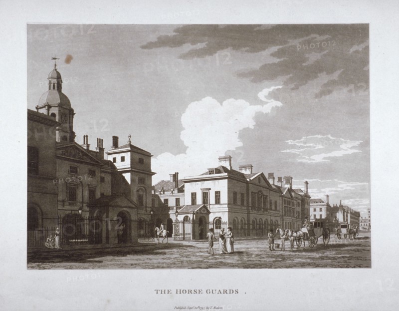 Horse Guards, Westminster, London, 1794. Artist: Anon