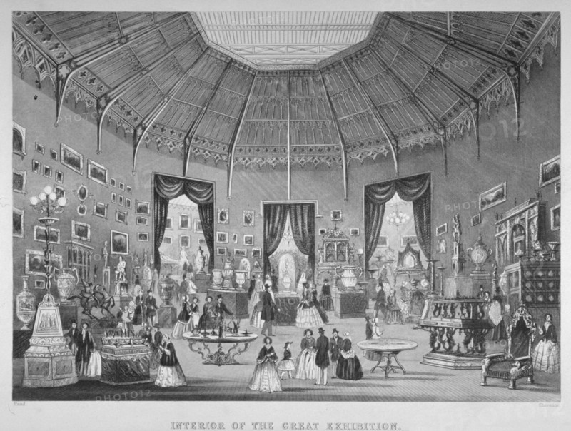 The Great Exhibition, Hyde Park, Westminster, London, 1851. Artist: Jean-Marie Chavanne
