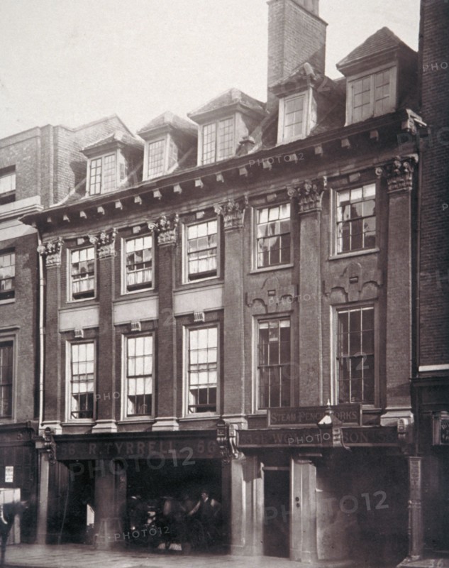 View of houses in Great Queen Street, Holborn, Camden, London, 1879. Artist: Henry Dixon