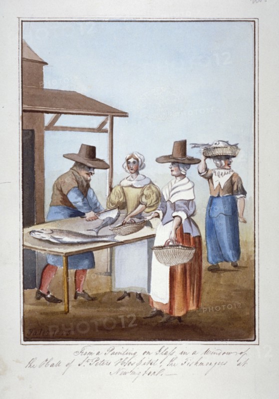 Copy of a stained glass window, St Peter's Hospital, Newington Butts, Southwark, London, 1825. Artist: G Yates