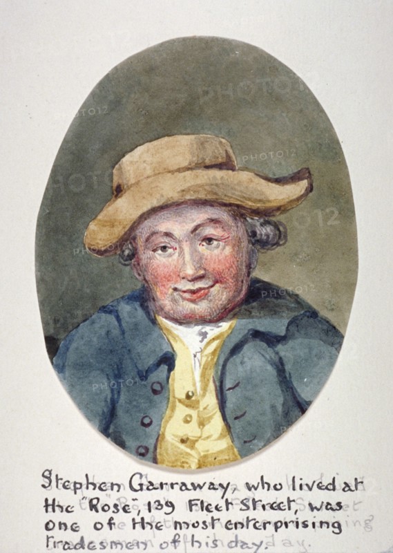 Stephen Garraway, tradesman of Fleet Street, London, c1780. Artist: Anon