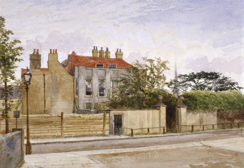 View of Turret House, Lambeth, London, 1880. Artist: John Crowther
