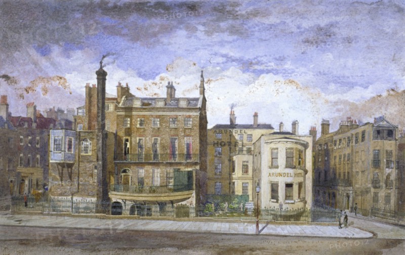 Victoria Embankment, Westminster, London, 1881. Artist: John Crowther