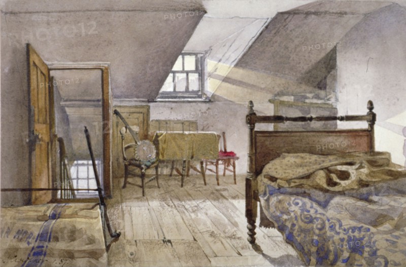 Interior view of Marshalsea Prison, Borough High Street, Southwark, London, 1887. Artist: John Crowther