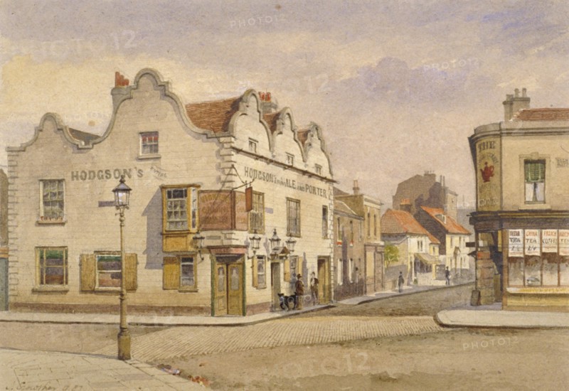 Raven Inn, Battersea, London, 1887. Artist: John Crowther