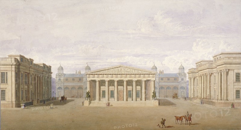 Trafalgar Square, Westminster, London, 1828. Artist: John Nash