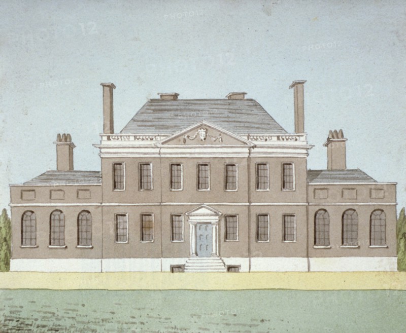 Barn Elms, Barnes, Richmond upon Thames, London, c1820. Artist: J Edwin Oldfield
