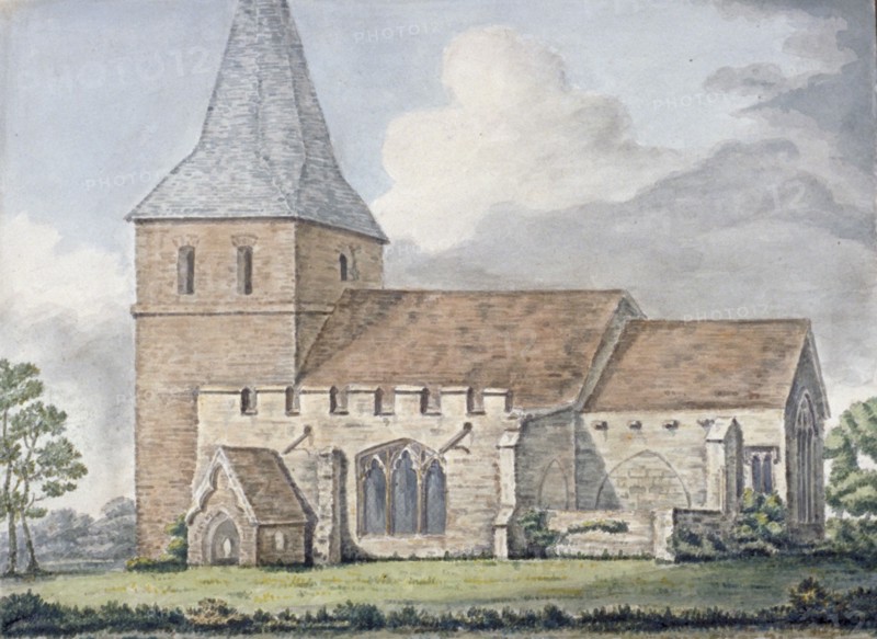 Church of St John the Baptist, Mucking, Essex, 1798. Artist: Anon