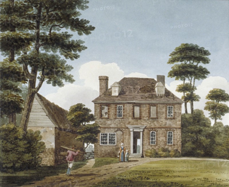 Cowley Hall, Cowley, Middlesex, c1800. Artist: Anon