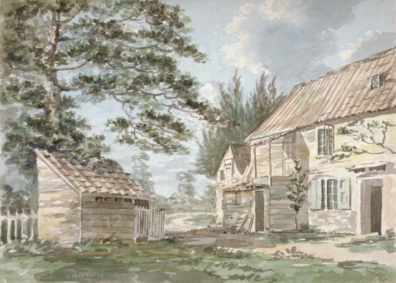 Overshot mill near Greenford, Middlesex, 1797. Artist: George Shepherd