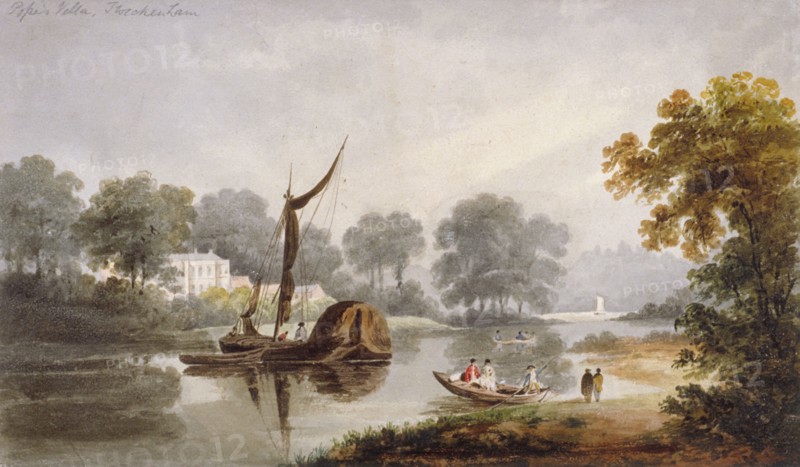 Pope's Villa, Twickenham, Middlesex, c1820. Artist: Anon