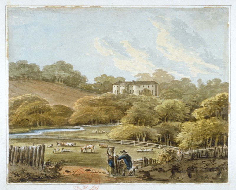 Beckenham Place and grounds, Beckenham, Kent, c1790. Artist: Anon