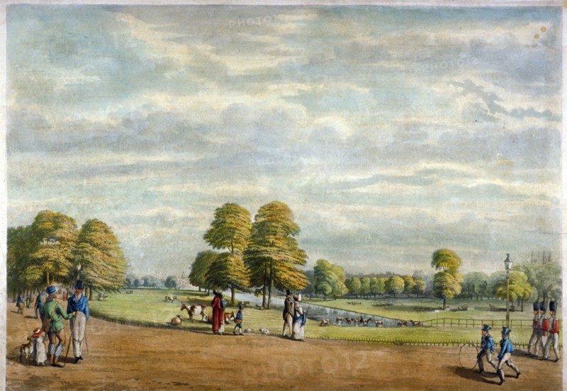 St James's Park, Westminster, London, 1826. Artist: Anon