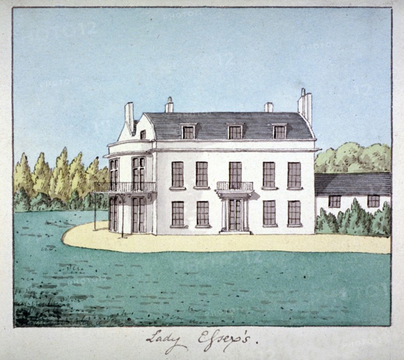 Lady Essex's house, Mile End Road, Stepney, London, c1800. Artist: Anon