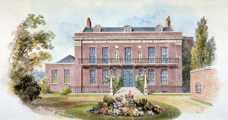 Peterborough House, Millbank, Westminster, London, c1810. Artist: Anon