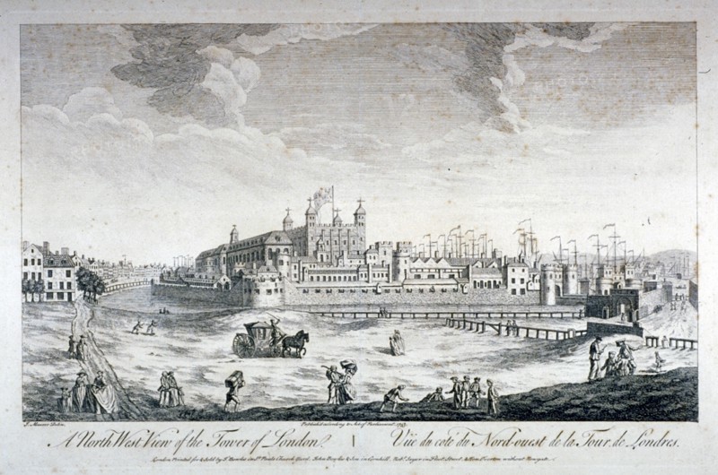 Tower of London, 1753. Artist: Anon