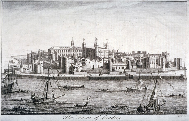 Tower of London, Stepney, c1750. Artist: William Henry Toms
