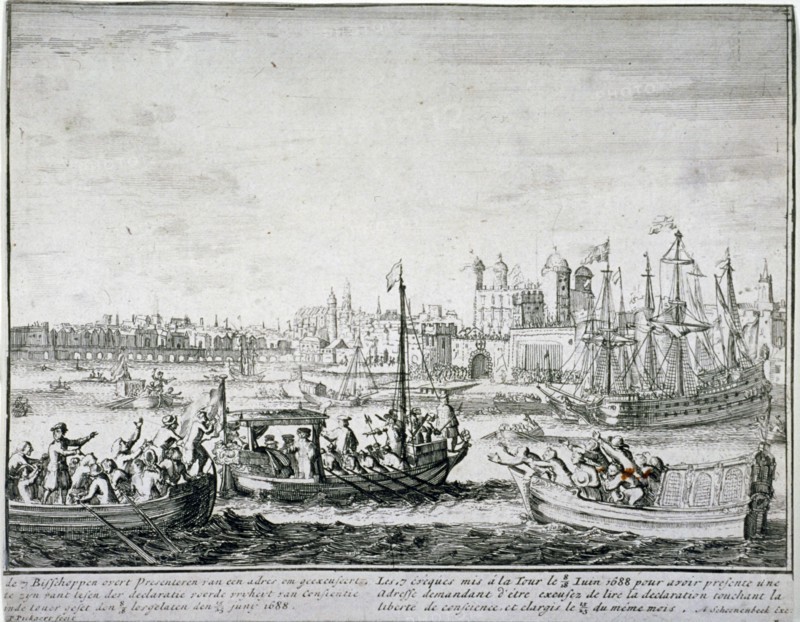 Tower of London, c1688(?). Artist: P Pickaert