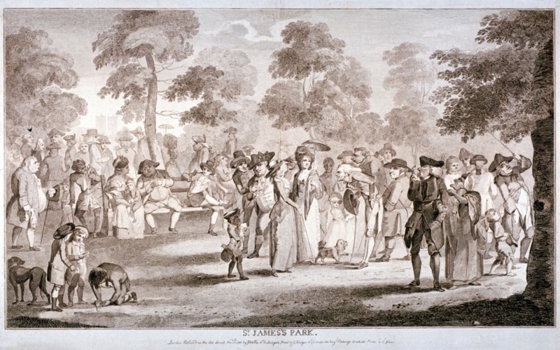St James's Park, Westminster, London, 1783. Artist: Anon