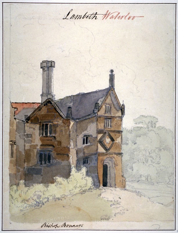 View of a house in Lambeth Marsh, London, c1825. Artist: Anon