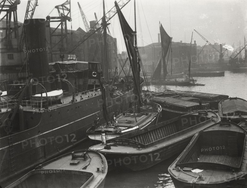 Entrance to St Katharine's Dock, London, c1925. Artist: Unknown