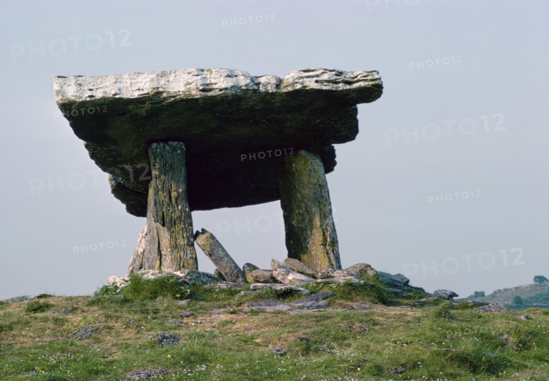 Dolmen, the Burren, County Clare, Ireland. Artist: Tony Evans