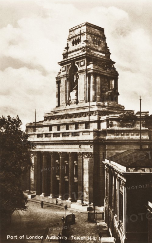 View of the Port of London Authority building, Tower Hill, London, c1930. Artist: Unknown