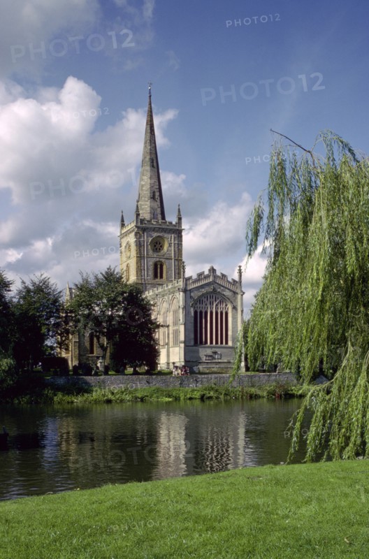 Holy Trinity Church, Stratford-upon-Avon, Warwickshire, 1983. Artist: Tony Evans