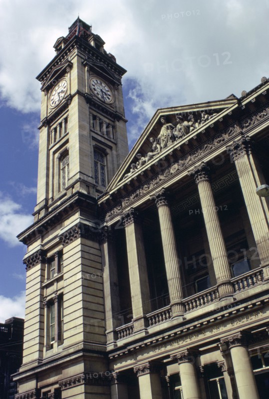 Clock tower and art gallery, Birmingham, Warwickshire, 1970. Artist: Tony Evans