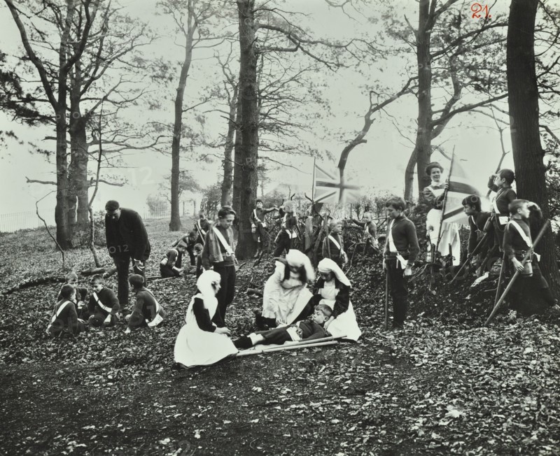 'Scout Life', Shrewsbury House Open Air School, London, 1909. Artist: Unknown.