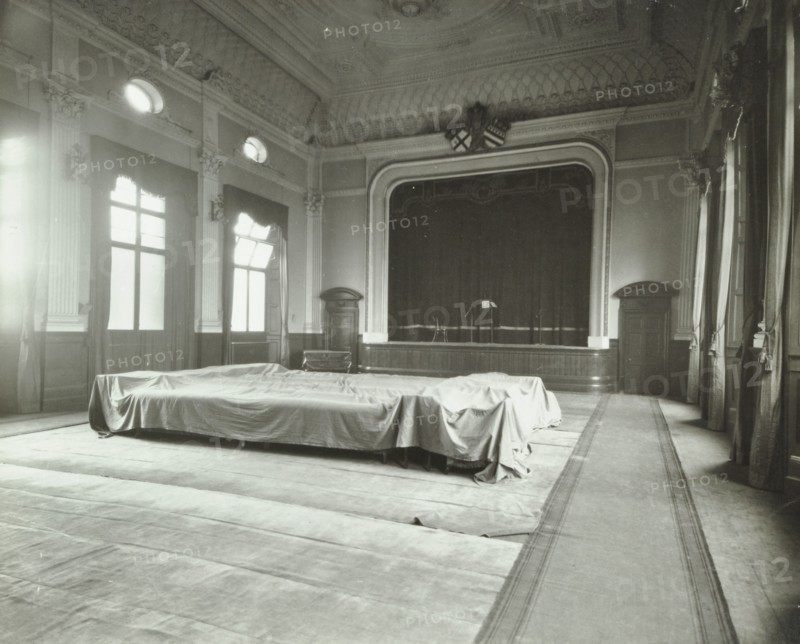 Theatre, Bethlem Royal Hospital, London, 1926. Artist: Unknown.