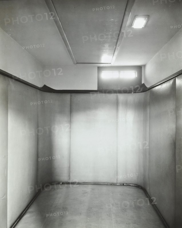 Padded room, Saint Ebba's Hospital, Surrey, 1938. Artist: Unknown.
