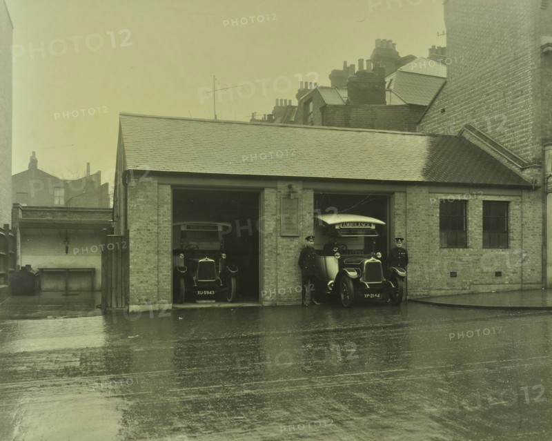 Battersea Ambulance Station, Battersea, Wandsworth, London,1925. Artist: Unknown.