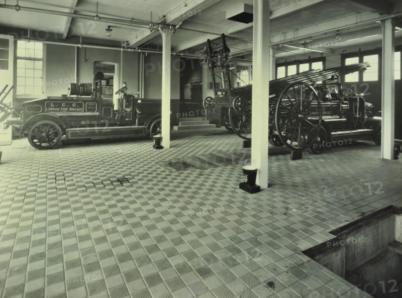 Dockhead Fire Station, No 8 Wolseley Street, Bermondsey, London, 1929. Artist: Unknown.