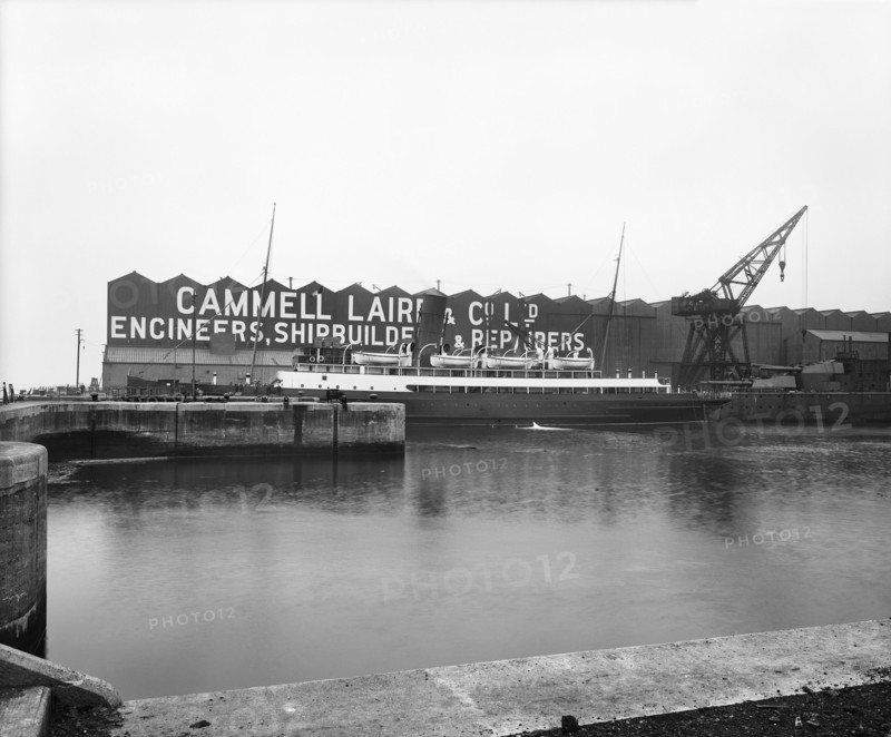 Cammell Laird shipyard, Birkenhead, Merseyside, 1913