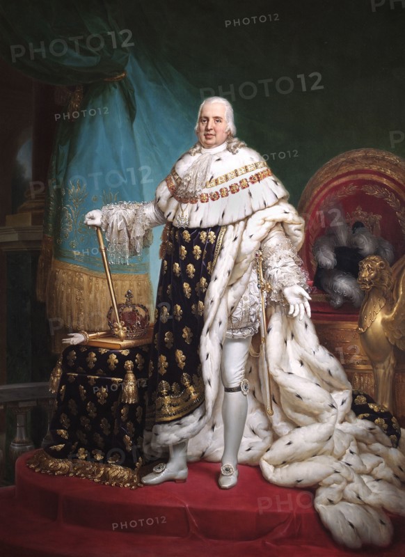 Portrait of King Louis XVIII of France, 1824
