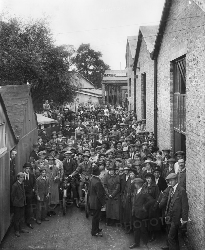 Belgian Munition Works, Clevedon Road, Barnes, Richmond, London, September 1918