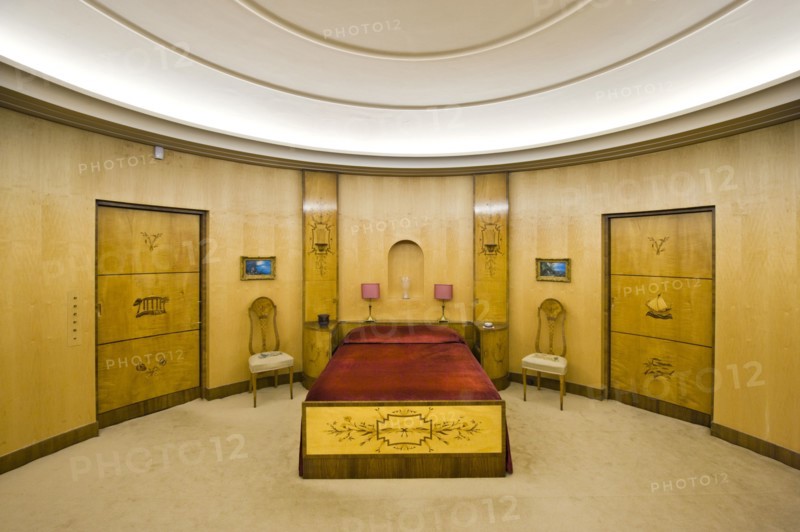 Virginia Courtauld's bedroom, Eltham Palace, Greenwich, London, 2011