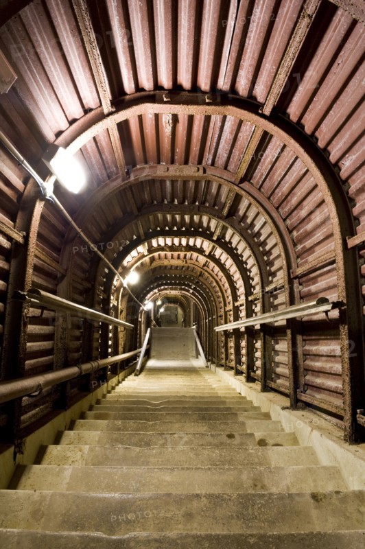 Secret wartime tunnels, Hellfire Corner, Dover Castle, Kent, 2009