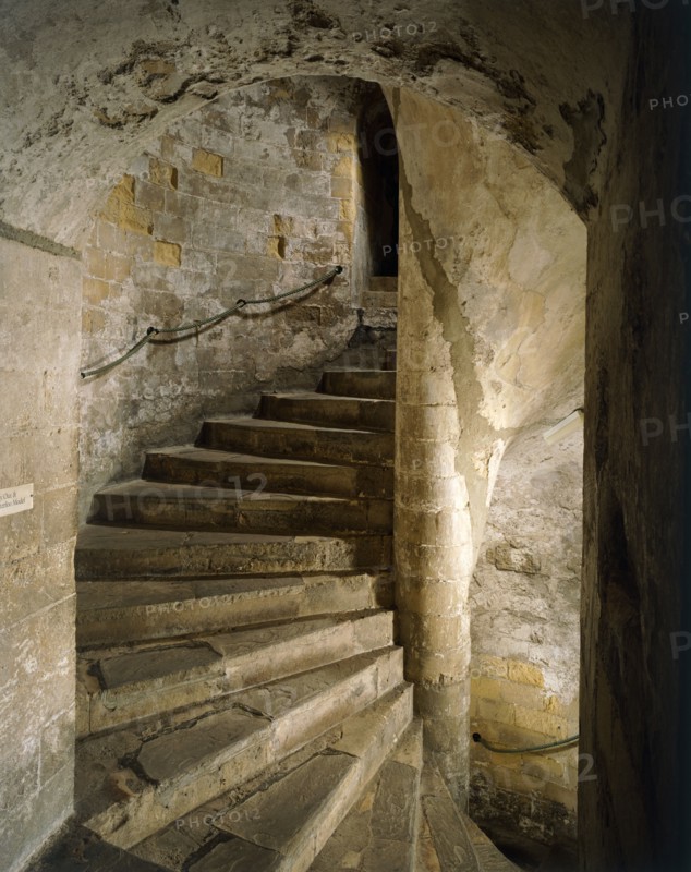 South staircase of the keep of Dover Castle, Kent