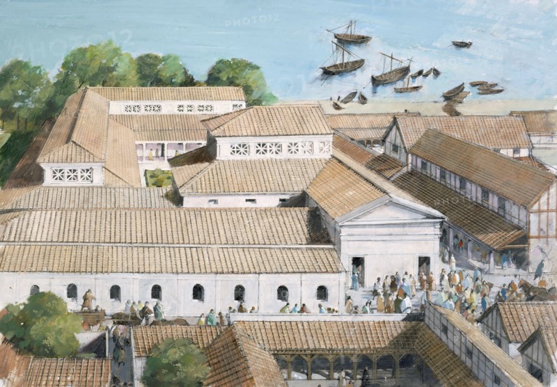 Richborough Roman Fort, 3rd century. (1990-2010)