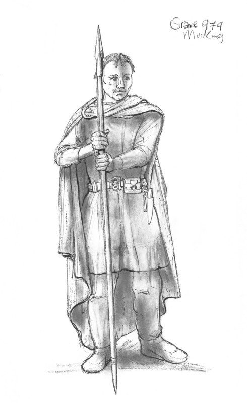 Anglo-Saxon man, c5th-10th century, (c1990-2010) Artist
