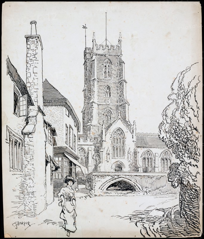 Priory Church of St George, Dunster, Somerset, 1892-1933