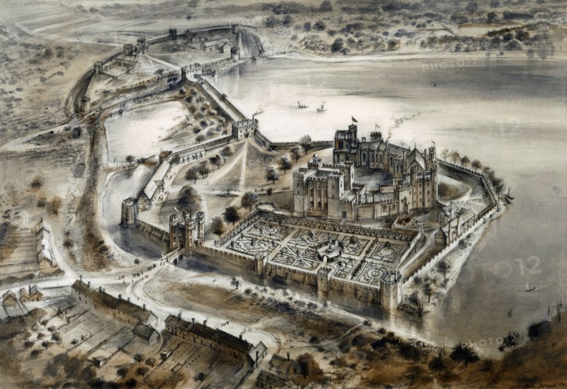 Kenilworth Castle, c1575, (c1960s)